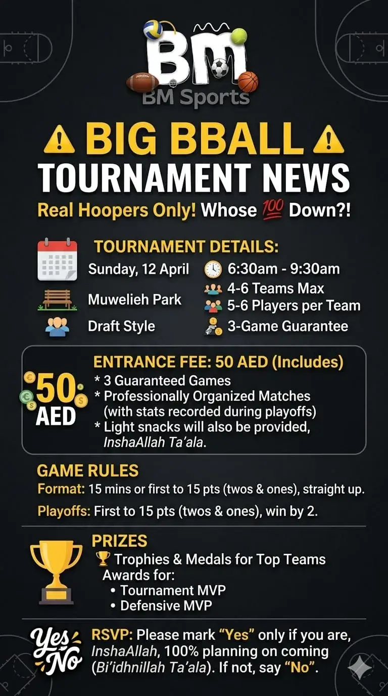 Featured Sports Event Poster